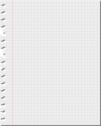 Example of blank graph paper